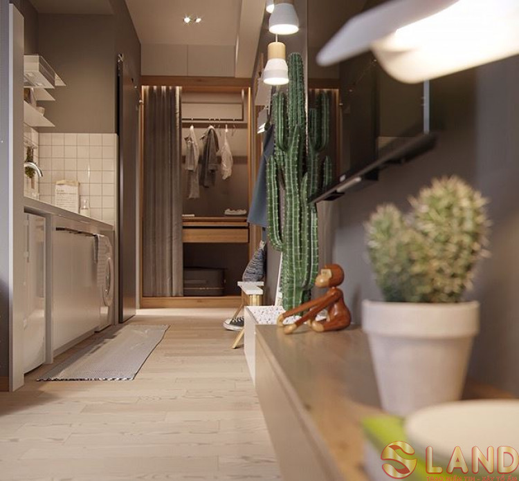 Căn hộ 60 m2 rộng rãi không ngờ nhờ bỏ tường ngăn