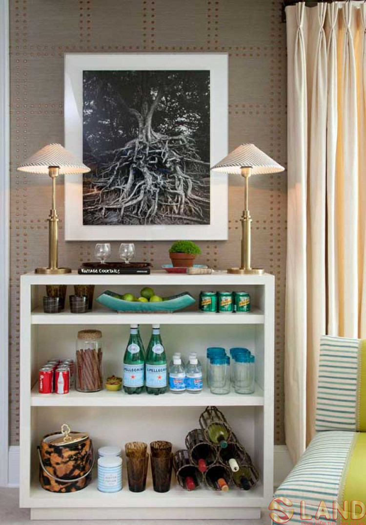 Ngẫu hứng cho một góc bar tại nhà